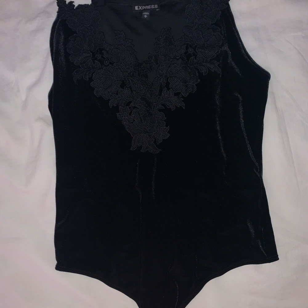velvet bodysuit